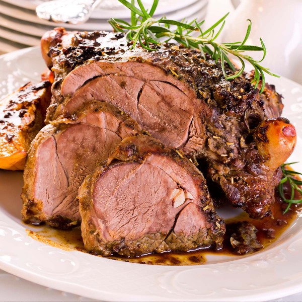 Festbraten Kalbsbraten in Rahmsoße - 2 Portionen