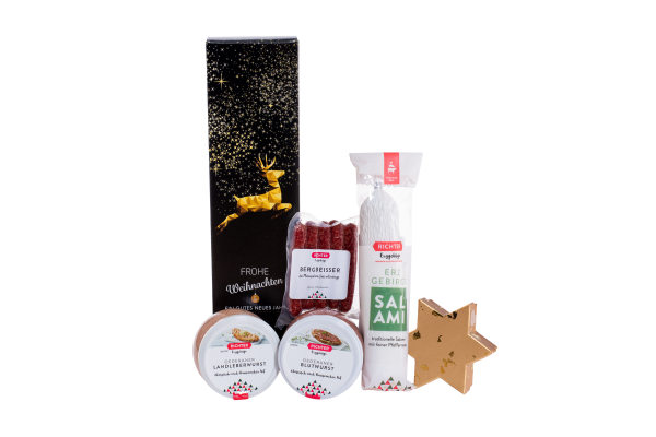 Praesent Goldhirsch Verpackung klein